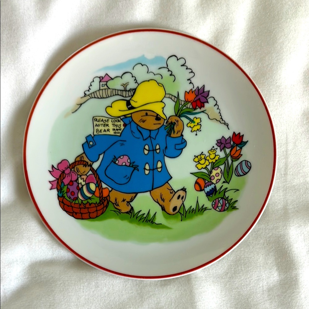 Vintage Paddington Bear Collectible Plate 1980 Limited Edition